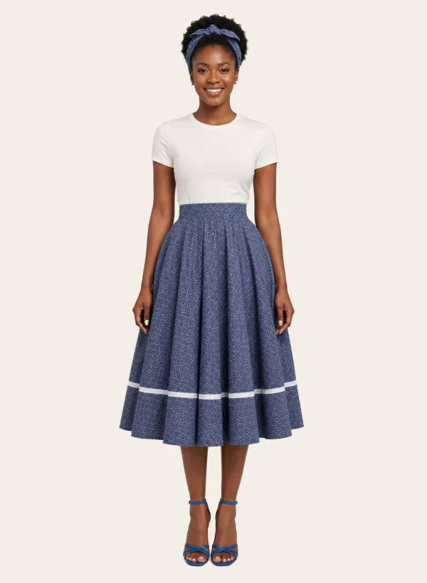Shweshwe Circle Skirt