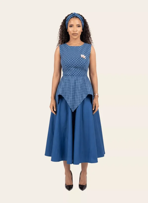 mmashiko-ecommerce-004 Shweshwe Two-Piece
